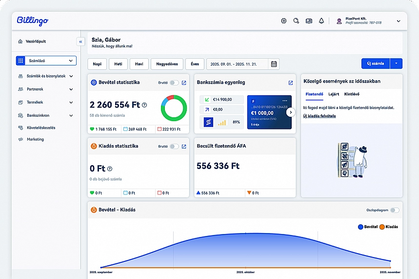 Online számlázás,  rád szabva