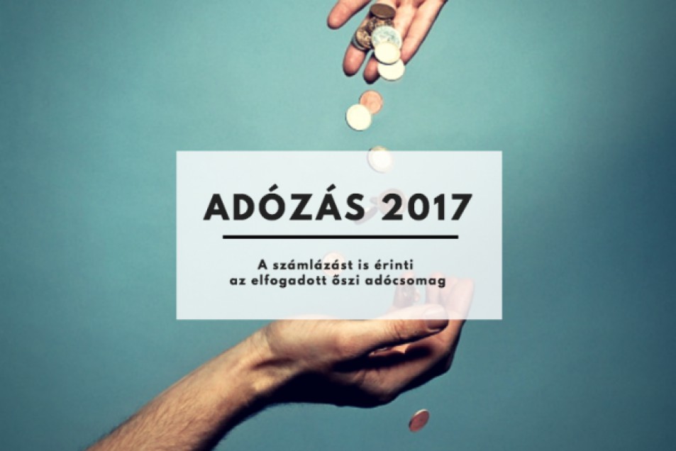 Újdonságok a számlázásban 2017. január 1-től