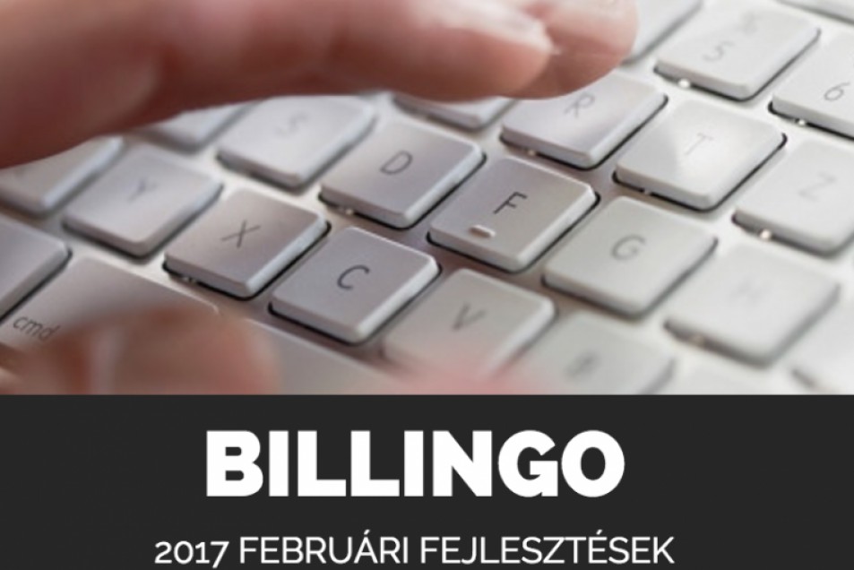 A Billingo új fejlesztései