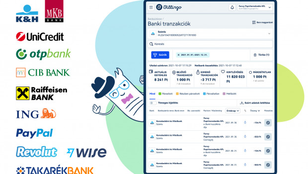 Berobbant: 10 banki összekötéssel megérkezett a legjobban várt Billingo Bankszinkron