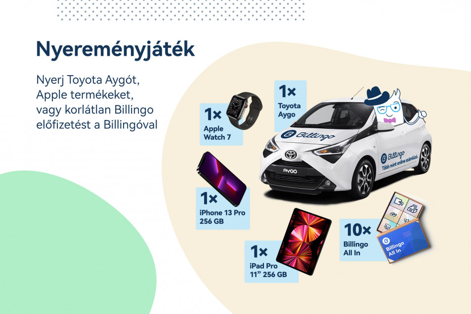 Nyerj Toyota Aygót a Billingóval és száguldj vele a siker felé