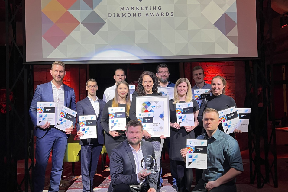 Marketing Diamond Awards 2021 - Billingo csapat