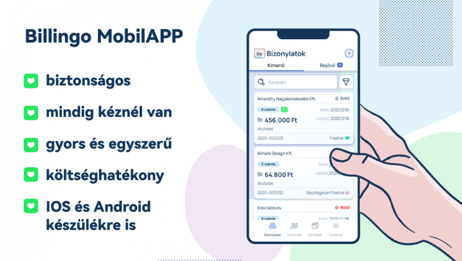 billingo mobil applikáció billingo mobil applikáció