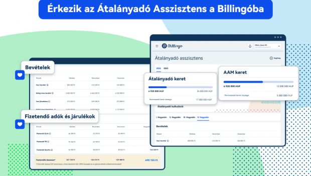 Megcsináljuk, néhány nap és érkezik az Átalányadó Asszisztens a Billingóba