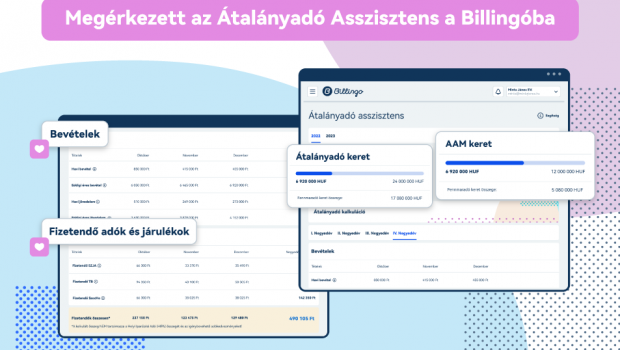 Megérkezett a Billingo Átalányadó Asszisztens