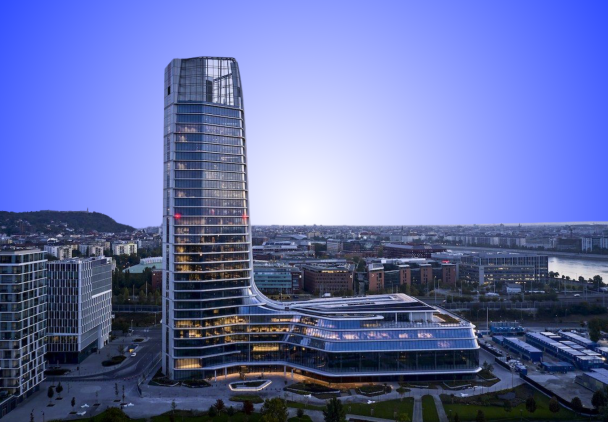 A MOL Campus Visitor Centere mögött is ott a Billingo