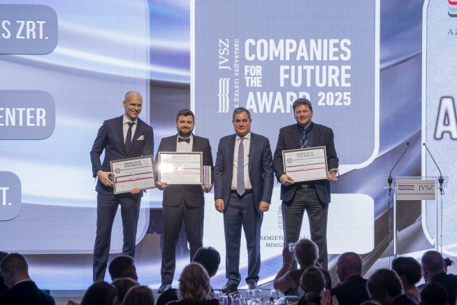 A Billingo lett az év középvállalata a Companies for the Future Awardon