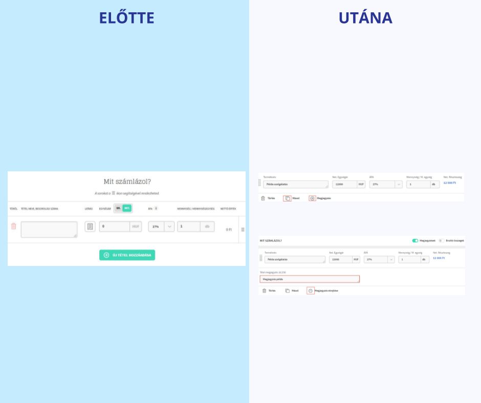 Billingo online számla