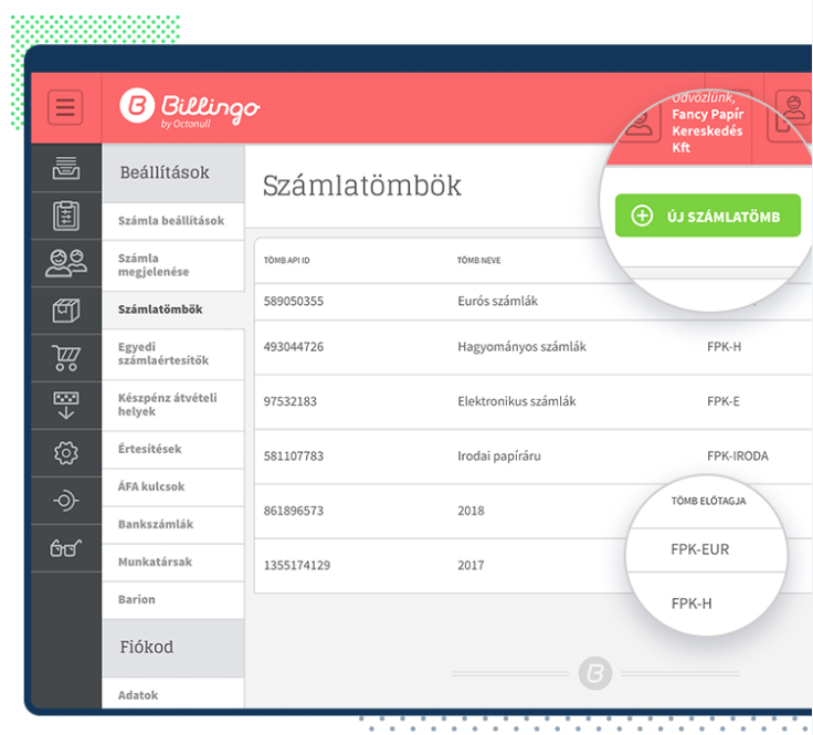 Billingo online számlázó katásoknak