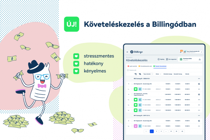 A végtelen tartozások korszaka lejárt, megérkezett a Billingo Követeléskezelés