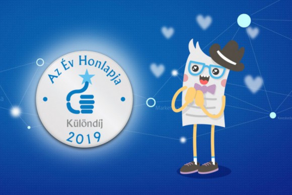 Hurrá, 2019-ben is a legjobbak közé került a Billingo Az Év Honlapja versenyen. Zsinórban ez a negyedik év, hogy az online számlázót szólították a pódiumra. Ezúttal Szolgáltatás kategóriában hoztuk el a Különdíjat.